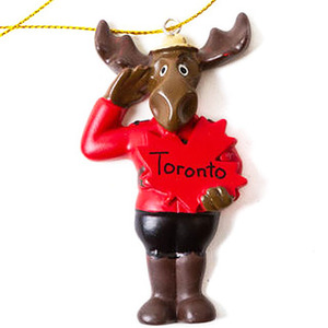 Custom Christmas Tree Ornaments Resin Hand-painted Crafts RCMP <strong>Moose</strong> Pendant Elk Reindeer Ornament for Christmas Hanging Decor