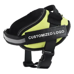 No Pull Dog K9 Pet Harness Adjustable Control Vest Dog Reflective Dog Harness Outdoor Walking Personalized Chest Strap