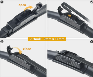 ใบปัดน้ำฝนกระจกหน้ารถแบบอเนกประสงค์สำหรับทุกฤดูกาล - Product Image 3