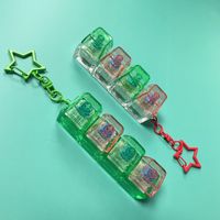 Custom Plastic Lightweight Keyboard Switch Keychain DIY Logo Design Keycap Relieve Stress Switches Printing