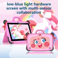 Tablet Educativa para Niños Q8 3+32 2.6GHz 2200mAh, Económica y de Calidad, Desbloqueada, WIFI, 7 Pulgadas, 2 en 1 con Funda, Android 13, Resistente a Golpes