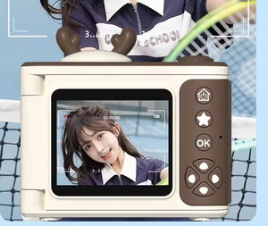 Factory Direct Supply High-quality Digital Camera MOS Children's Cartoon High-definition Camera Flip Screen Cameras <b>Gift</b> Choice - Product Image 2