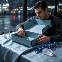 Boîte d'expédition pliable personnalisable de 2 mm, écologique et recyclable, adaptée à l'emballage extérieur des vêtements et des chaussures