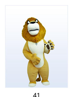 Costume de Mascotte Lion Gonflable pour Adultes Dessin Animé Anime Halloween pour Événement Publicitaire & Cosplay