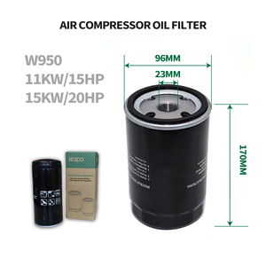 Bộ tách dầu/khí + Bộ lọc không khí + Bộ lọc dầu 15-20hp Bộ phận bảo dưỡng máy nén khí trục vít - Product Image 3