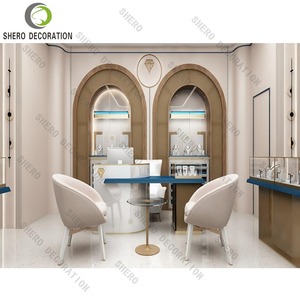 Vitrine de présentation de bijoux de luxe avec éclairage LED, design tendance, personnalisable, pour boutique de bijoux de mode, pour magasin de détail - Product Image 4