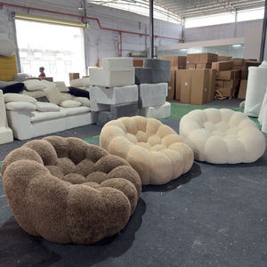 अद्वितीय डिजाइन लक्जरी लिविंग रूम फर्नीचर 3 सीटर कपड़े नीचे सोफे nordic सोफे पर - Product Image 5