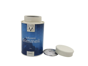 Benutzer definiertes Logo Gedruckte Verbund papier dosen Hand gepresste Versiegelung für Tee Kaffeepulver Schokolade Zucker kuchen Verpackung Papier röhrchen - Product Image 3