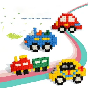 Brinquedos infantis 2024 Educacional DIY Mini Tijolo Brinquedos Para Crianças 3D Puzzle Jogos Crianças Building Block Toys