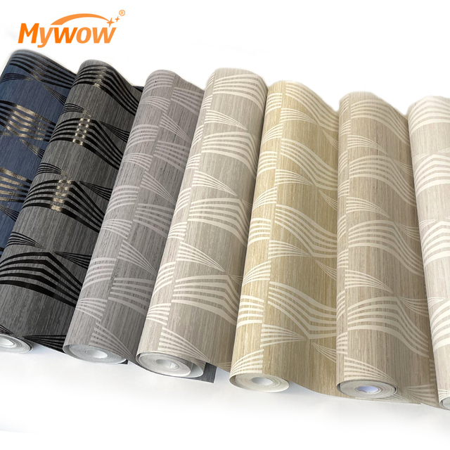 Luxury Modern Cloth Pattern Non-woven Wallpaper Soundproof Mold-Proof Moisture-Proof for Household Living Room Bedroom Interior