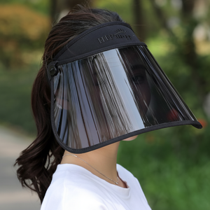 Copri sole sportivo trasparente a tesa larga per l'estate per escursioni a Golf attività all'aperto con eccellente protezione solare - Product Image 1