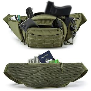 Funda Táctica para Pistola, Riñonera Táctica, Bolsa de Cintura para Pistola, Riñonera de Nailon Molle EDC, Bolsa para Teléfono para Caza, Escalada, Camping - Product Image 4
