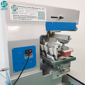 Impresora de almohadilla de tampón de alta velocidad de <span class=keywords><strong>4</strong></span> colores, máquina de impresión de almohadilla automática semiautomática para botella de plástico de vidrio de Perfume redondo, tapa de taza - Product Image 6