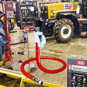 เครื่องดูดเมล็ดข้าวพร้อมเครื่องยนต์พีวีซีท่อเหล็กยืดหยุ่นสกรูลำเลียงสำหรับการขนส่งข้าวโพดข้าวสาลี (4-8 t/h 10เมตร) - Product Image 2