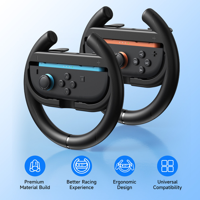 EasySMX   A01Controller Joypad Steering Wheel for Nintendo Switch 2 Racing Game Accessories 2  in   1 Set