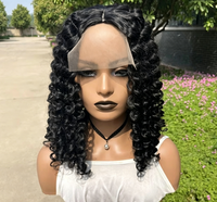 Nouvelle perruque synthétique pour femme, mi-longue, style européen et américain, cheveux bouclés et volumineux, élégante, résistante à la chaleur, fabriquée à la machine