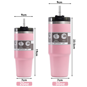 Custom Stainless Steel Thermal Tumbler <b>with</b> <b>Straw</b> Leak-Proof & BPA Free for for Hot/Cold Beverages - Product Image 3