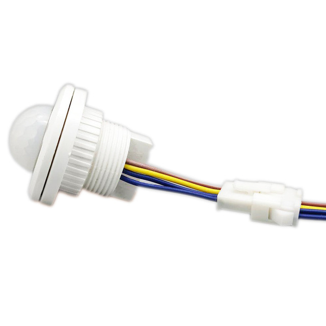 Body Sensor Detector Smart Light Switch LED Auto 110V 220V PIR Infrared Motion Sensor 120 Angle 4-6m Range Home Lighting