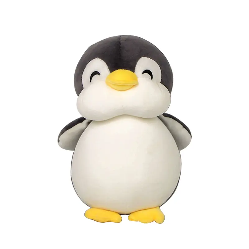 Smiley Plüsch-Pinguinpuppen-Geschenke für Kinder Kleinkinder Geburtstag Weihnachtstag Heimdekoration niedliche weiche gefüllte Tierspielzeuge