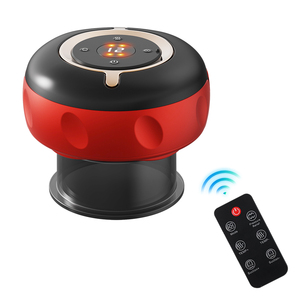 Alat Terapi Gua Sha dengan Remote Control, Vacuum Suction Cups, Set Pijat Elektrik untuk Mengikis Tubuh dan Pijat Bekam dengan Panas - Product Image 1