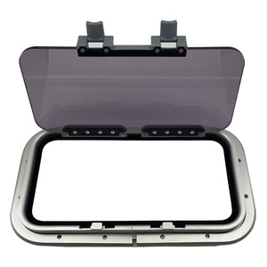 Aluminum Portlight Rectangular Marine Window For Boat <b>Yacht</b> RV Retrofit Upgrade - Product Image 4
