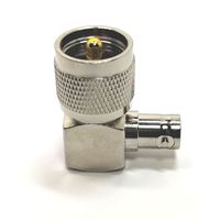 Adaptateur d'usine Uhf prise mâle Macho à Bnc femelle Jack Hembra So239 Angle droit 90 degrés RA Rf adaptateur coaxial connecteur laiton