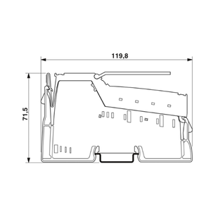 โมดูลอินพุตอุณหภูมิ RTD 8 ช่อง ยี่ห้อ Phoenix รุ่น 2863915 (R-IB IL TEMP 4/8 RTD-PAC R911170441) ของแท้ 100% ใหม่เอี่ยม - Product Image 4