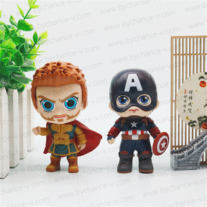 Figura de Acción de Superhéroe de Dibujos Animados en 3D, Modelo de PVC, Juguete para Niños, Artículo en Oferta para Máquinas de Cápsulas Coleccionables - Product Image 3