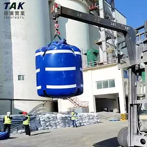TAK OEM 3 톤 큰 5 톤 재활용 UV 안정적인 큰 FIBC 대량 가방 점보 교통 저장 가방 pvc 톤 가방