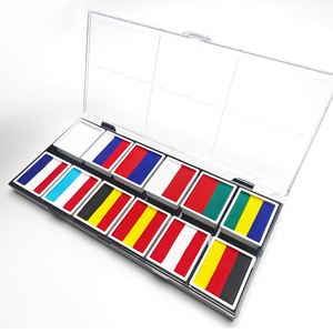 Soccer Game <b>Makeup</b> World soccer 2026 Face Body Painting Palette Football Flag Link Rainbow High Quality Face Paint Kit Holiday - Product Image 6
