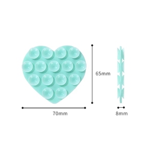 <span class=keywords><strong>2025</strong></span> mới nhất dễ thương tim Silicone điện thoại di động chủ cốc hút bàn khung Tương thích với tất cả các điện thoại di động - Product Image 3