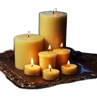 가정 장식 생일 부활절 및 디 왈리를위한 순수한 백색 밀랍 Tealight 양초-공장 직접 - Product Image 3