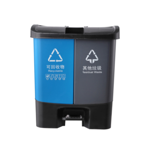 2 in 1 Dual Best Kitchen Trash <strong>Can</strong> <strong>Custom</strong> <strong>Garbage</strong> <strong>Can</strong> Step on Dustbin Pedal <strong>Garbage</strong> Bin <strong>Custom</strong> logo Waste Bin - Product Image 1