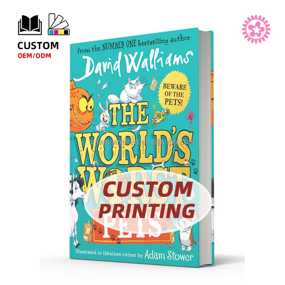Printing Factory Custom Book Printing Services Hardcover Books With Painted Sprayed Edge Foil Novel Books Printing