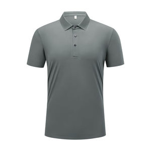 Camiseta Polo de Manga Corta, Color Verde Militar, Poliéster, Uso Diario, Uniformes - Product Image 3