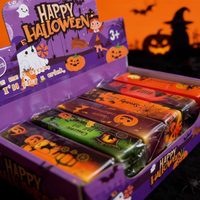Cadeau d'Halloween Squishy en forme de bâton de beurre en PU, texture super douce, à remontée lente, emballé individuellement, faible MOQ, fournisseur d'usine