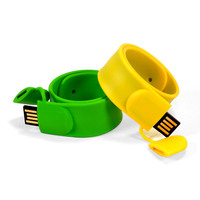 Gelang USB Promosi 4GB 8GB 16GB 32GB USB 2.0 Flashdisk Memory Stick Pen Drive Gelang Silikon Pendrive