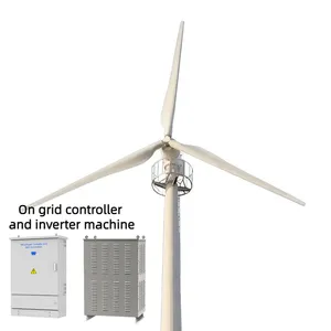 Controlador de viento conectado a la red de fácil operación trifásico de 30KW MPPT e inversor de viento todo en un kit sistema de generación de energía