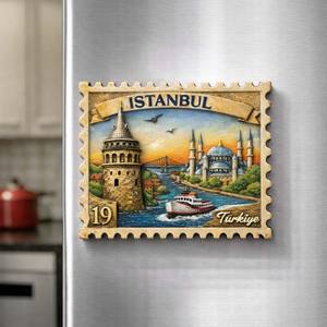 Imanes de Resina 3D Personalizados de <span class=keywords><strong>Estambul</strong></span>, Turquía, Artesanía, Recuerdo de <span class=keywords><strong>Viaje</strong></span> Estoniano, Decoración del Hogar, Adornos, Estilo de Pegatina Magnética - Product Image 4