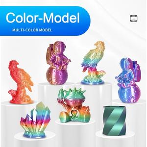 Filament PLA Soie en Trois Couleurs : Rouge Bleu Vert Multicolore Filament d'Impression 3D 1.75mm Filament Soie TPU PETG ABS - Product Image 5