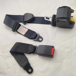 Ensemble de ceintures de sécurité à trois points pour camions, fourgonnettes, autobus, ceinture de sécurité rétractable automatique, camion moyen, ABS, acier, polyester - Product Image 2