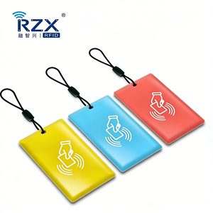 Porte-clés NFC étanche personnalisé 13,56 MHz avec <span class=keywords><strong>carte</strong></span> époxy RFID et puce FM11RF08 pour contrôle d'accès et recharge de moto - Product Image 6