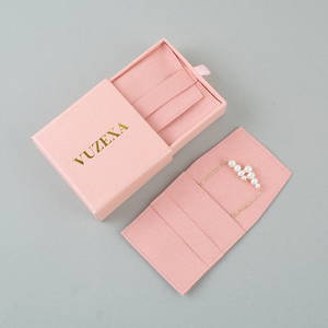 Wholesale Custom Logo Microfiber Jewelry <b>Envelope</b> Bag Portable Square Flap Pouch for Fine Jewelry Storage - Product Image 2