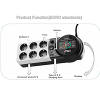 Régulateur de tension automatique de type bureau de haute qualité 100V-260V 500VA, stabilisateur d'alimentation, régulateur de tension 220V
