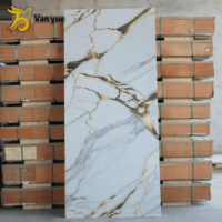 Vente flash : Panneaux muraux en PVC imitation marbre modernes 1220*2440 mm, imperméables, pour usage domestique