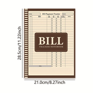 Quaderno per il monitoraggio delle spese con spirale, bestseller mensile, per una facile gestione del budget - Product Image 3