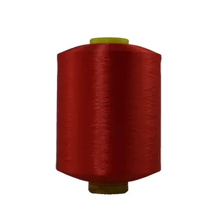 Factory Supply 100% Polyester Yarn 150/48 DTY Polyester Filament Yarns High Tenacity Raw Knitting Sewing Embroidery Recycled