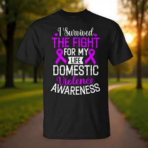 T-shirt de sensibilisation pour les survivants de la violence domestique - Product Image 3