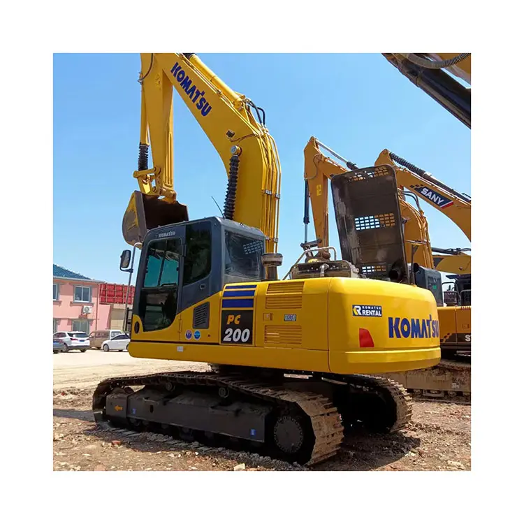 Giá rẻ sử dụng Nhật Bản KOMATSU PC200-7 máy xúc được sử dụng KOMATSU 20 tấn máy xúc giá