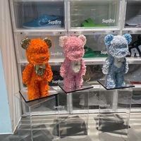 Vente flash 2026 Saint-Valentin Ours en peluche à fleurs préservées Grande rose Ours en peluche pour la Saint-Valentin Cadeau pour petite amie